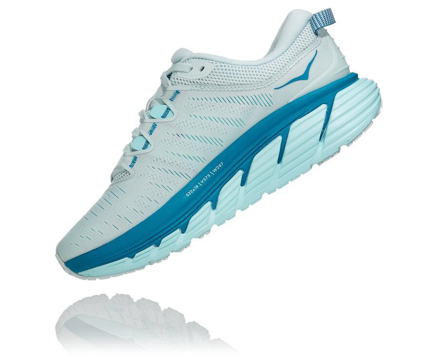 Hoka One One Running Shoes Womens Blue - Gaviota 3 - 49035HBFA